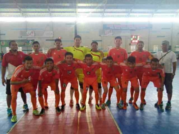 With Tim Futsal Pra PON SUMUT at Borneo Indoor Futsal